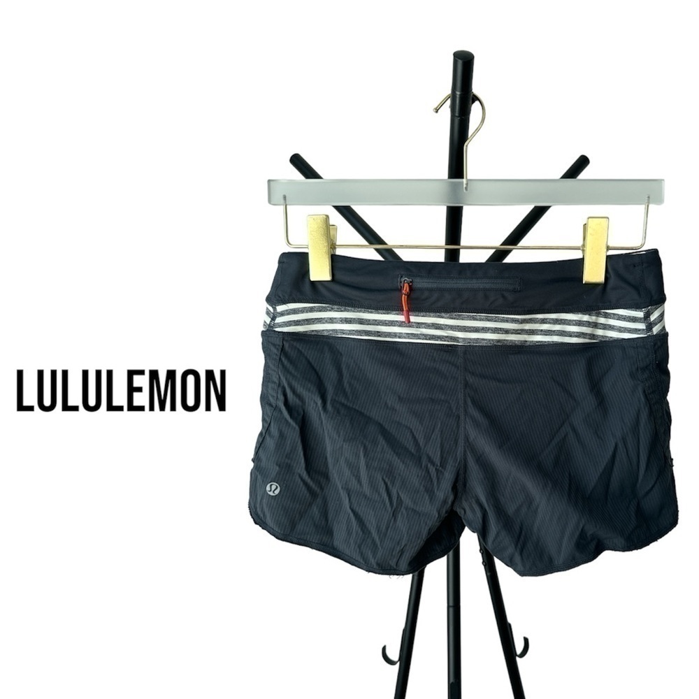 LULULEMON Hotty Hot Lined Running Shorts | Dark Grey | Women’s 6
